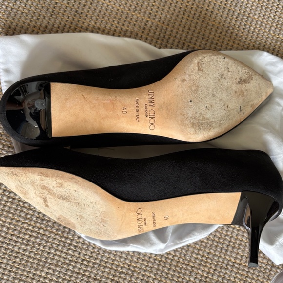 Jimmy Choo black suede pumps - Picture 2 of 2